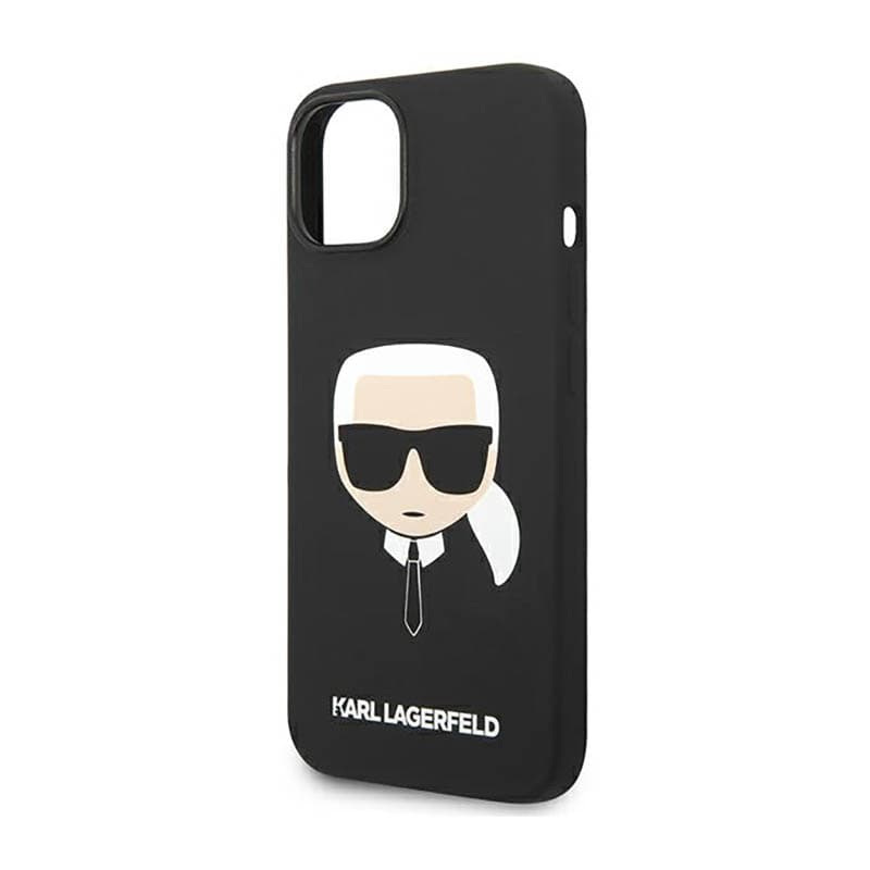 Karl Lagerfeld Silicone Ikonik Karl`s Head – Case for iPhone 14 Plus (Black) 6