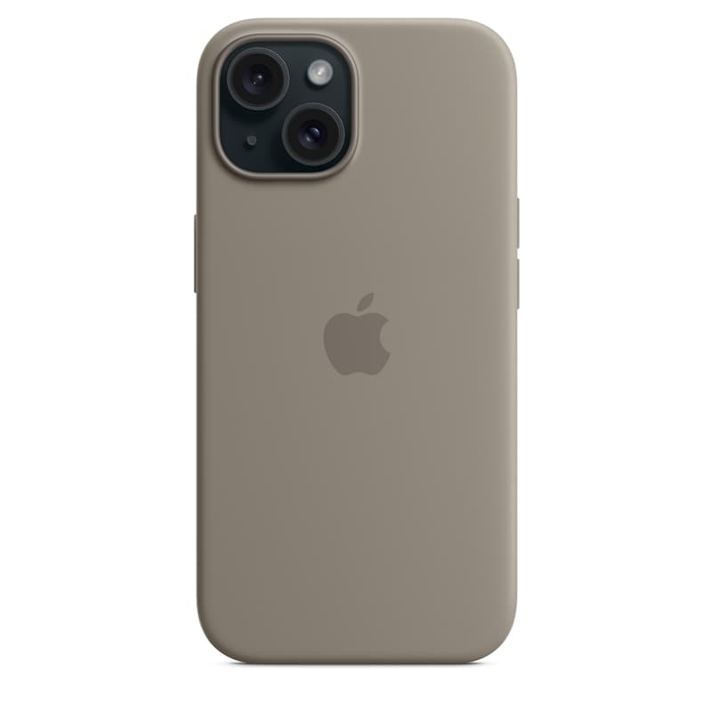 Apple Silicone Case – Silicone Case with MagSafe for iPhone 15 (Clay) 5