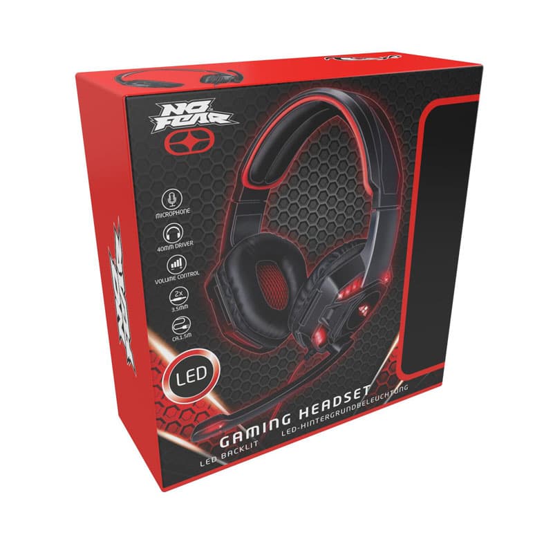 No Fear - Headphones for gamers with LED microphone 6