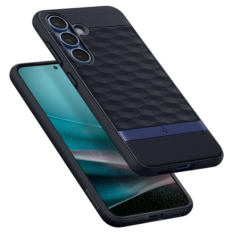 Spigen Parallax Mag MagSafe - Case for Samsung Galaxy S25 (Navy Violet) 5