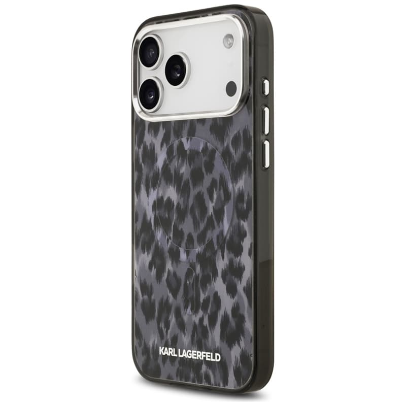 Karl Lagerfeld IML Leopard Pattern MagSafe - Case for iPhone 17 Pro Max (black) 2