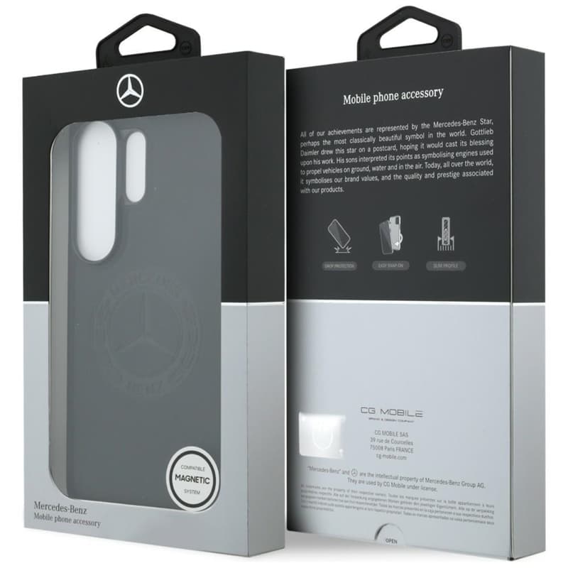 Mercedes Vintage Logo MagSafe - Samsung Galaxy S26 Ultra Case (Black) 8