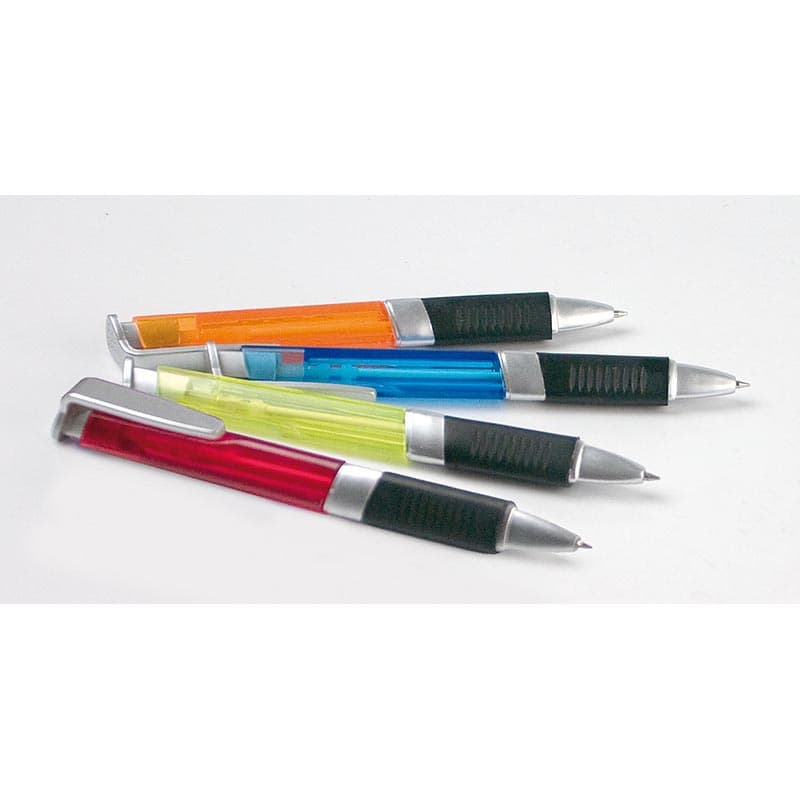 Topwrite - Ballpoint pen set with rubber grip blue 4 pcs. 2