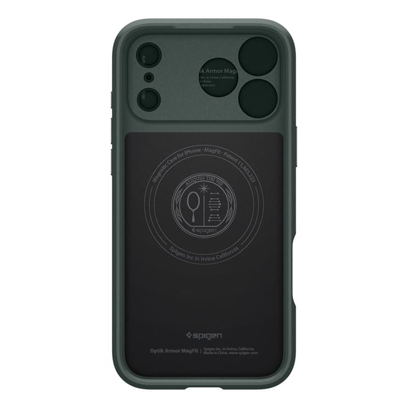 Spigen Optik Armor Mag MagSafe - Case for iPhone 17 Pro (Abyss Green) 3