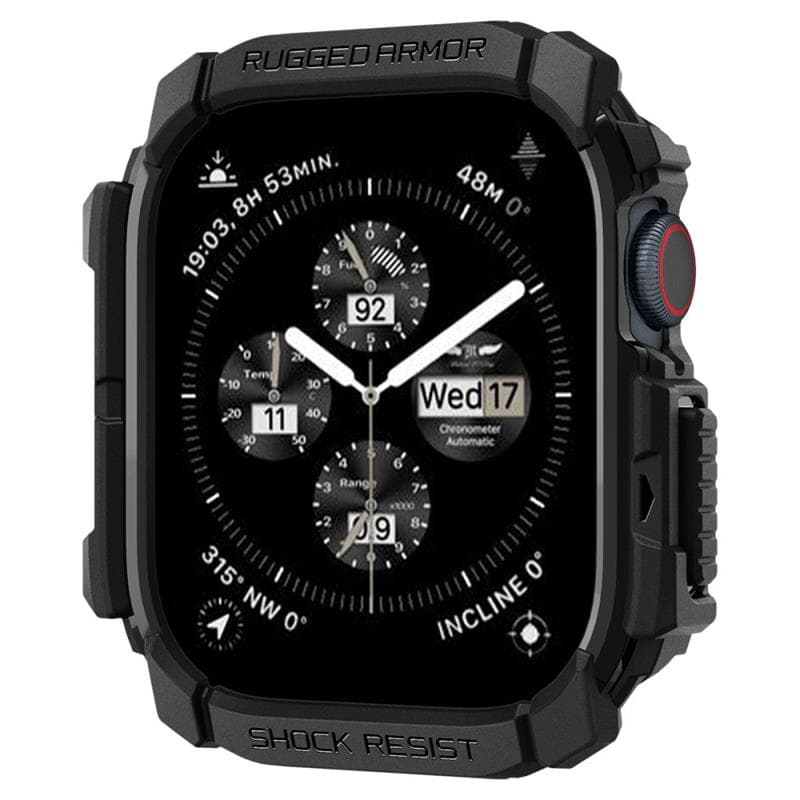 Spigen Rugged Armor - Case for Apple Watch 10 42 mm (Matte Black) 2