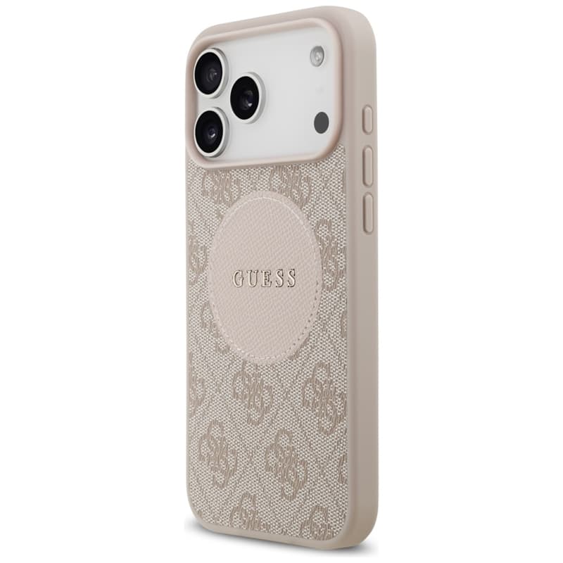 Guess 4G Circle Classic Logo MagSafe - Case iPhone 17 Pro Max (pink) 2