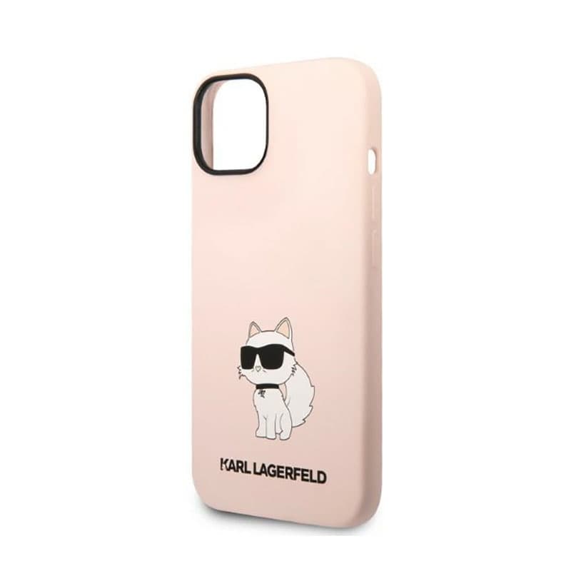 Karl Lagerfeld Silicone NFT Choupette - Case for iPhone 14 Plus (Pink) 6