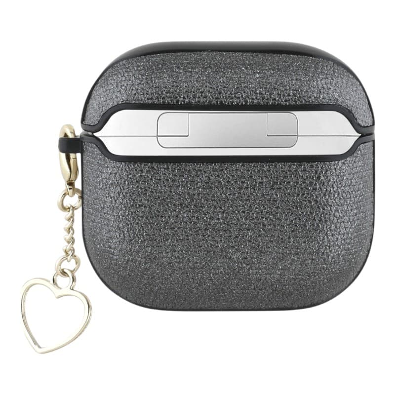 Guess Metallic Script Charm - AirPods 4 Case (black) 2