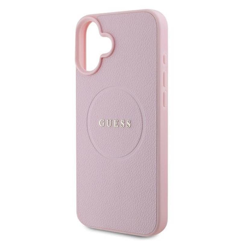 Guess Grained Ring MagSafe - Case iPhone 16 Plus (pink) 6