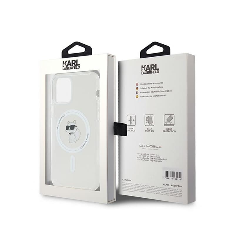 Karl Lagerfeld IML Choupette MagSafe - iPhone 12 / iPhone 12 Pro Case (Transparent) 8