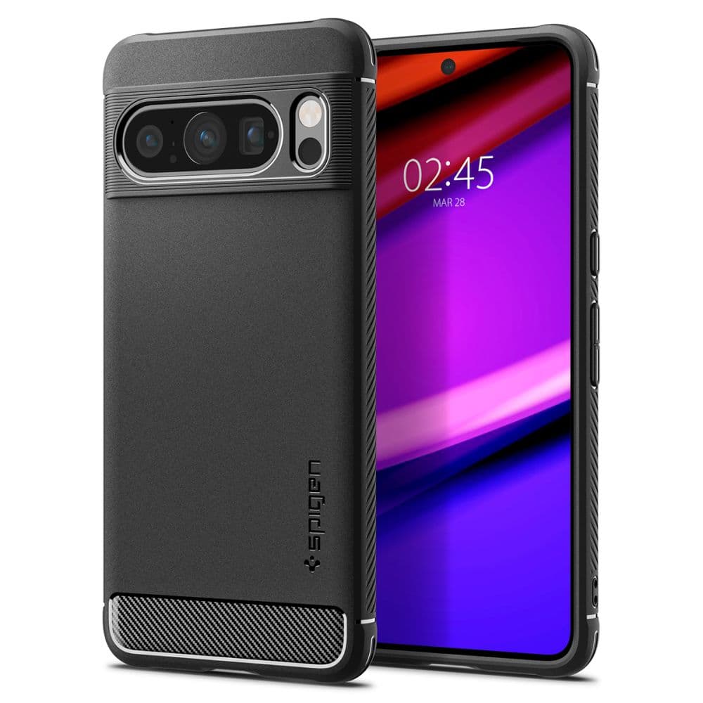 Spigen Rugged Armor - Case for Google Pixel 8 Pro (Black)