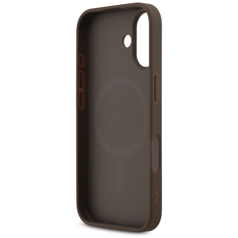 Guess 4G Printed Stripes MagSafe - Case iPhone 17 (brown) 7