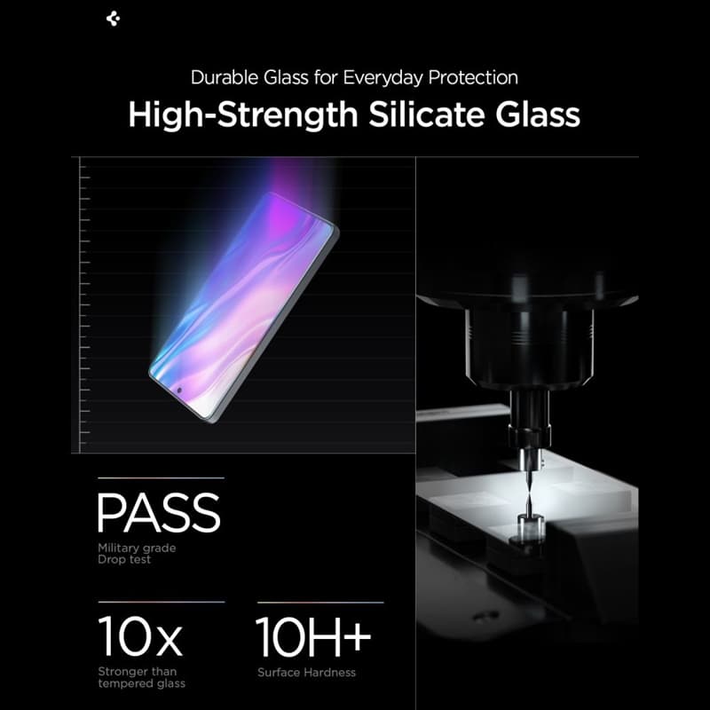 Spigen GLAS.TR EZ Fit Pro AC Anti Reflection 2-Pack - Anti-reflective tempered glass for Samsung Galaxy S26 Ultra (2 pcs) 8