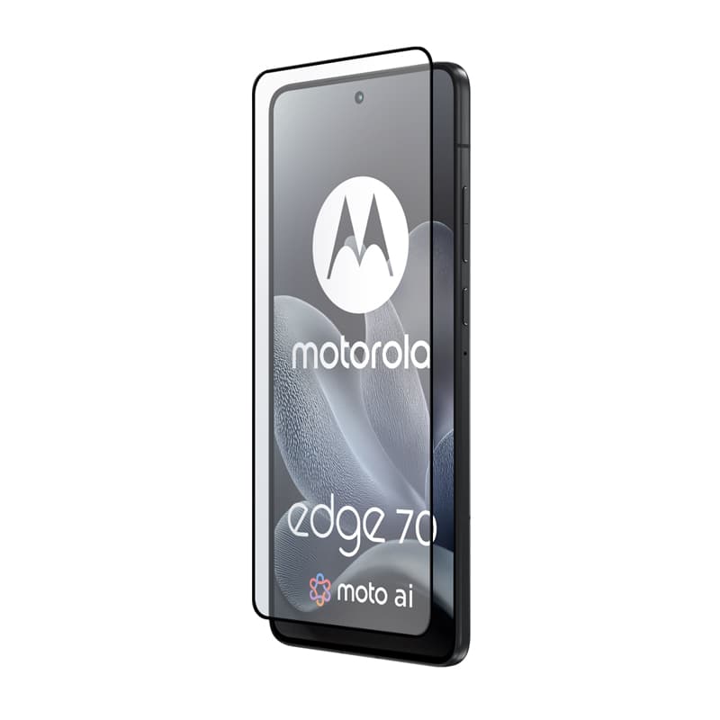 Crong 3D Armour Glass Lite - Full Glue Tempered Glass for Motorola Edge 70 5G 2