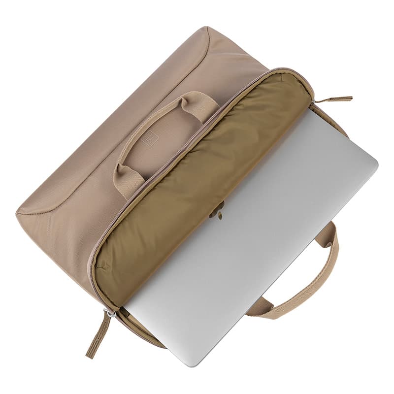 Tucano Smilza Super Slim Bag - MacBook Pro 14” / Air 15” / Pro 13" /Air / Notebook 14” / 13” (beige) 8