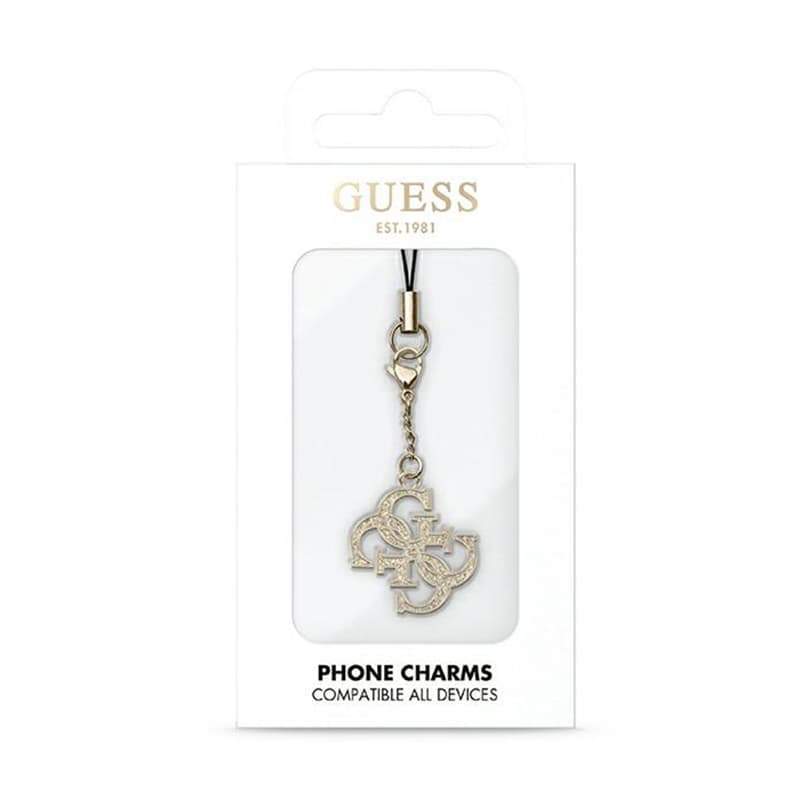 Guess Phone Strap 4G Glitter Charm - Phone pendant 2