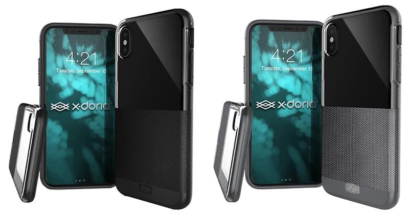 X-Doria Dash - Case for iPhone X (Black Leather) 7