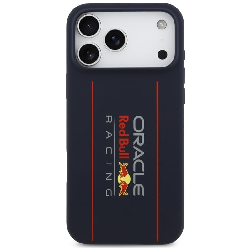 Red Bull Silicone Oversize Vertical Logo MagSafe - iPhone 17 Pro Max Case (Navy Blue) 3