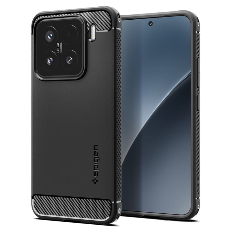 Spigen Rugged Armor - Case for Xiaomi 15 (Matte Black)