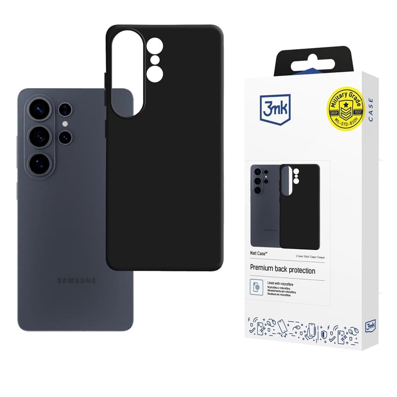 3mk Matt Case - Case for Samsung Galaxy S26 Ultra (Black) 1
