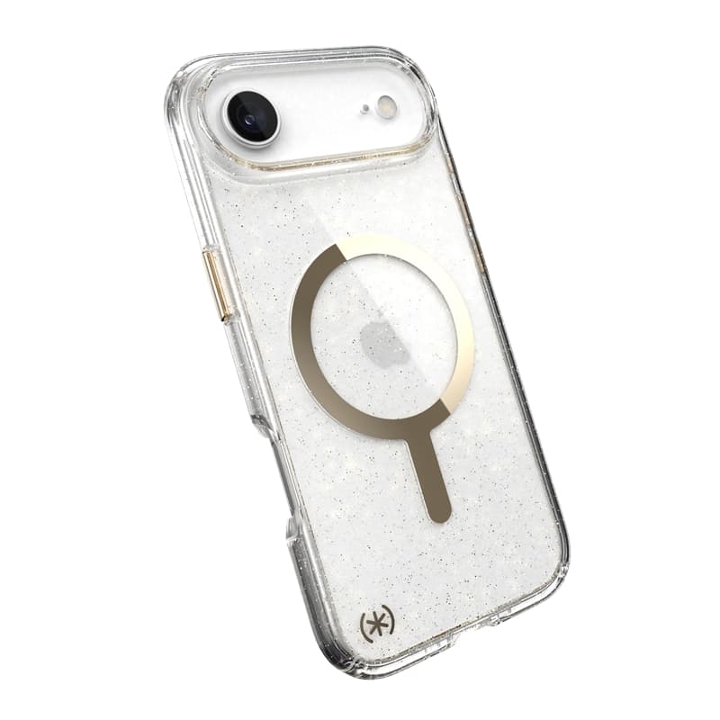 Speck Presidio Lux MagSafe - iPhone Air Case (Glitter / Gold Metallic) 7