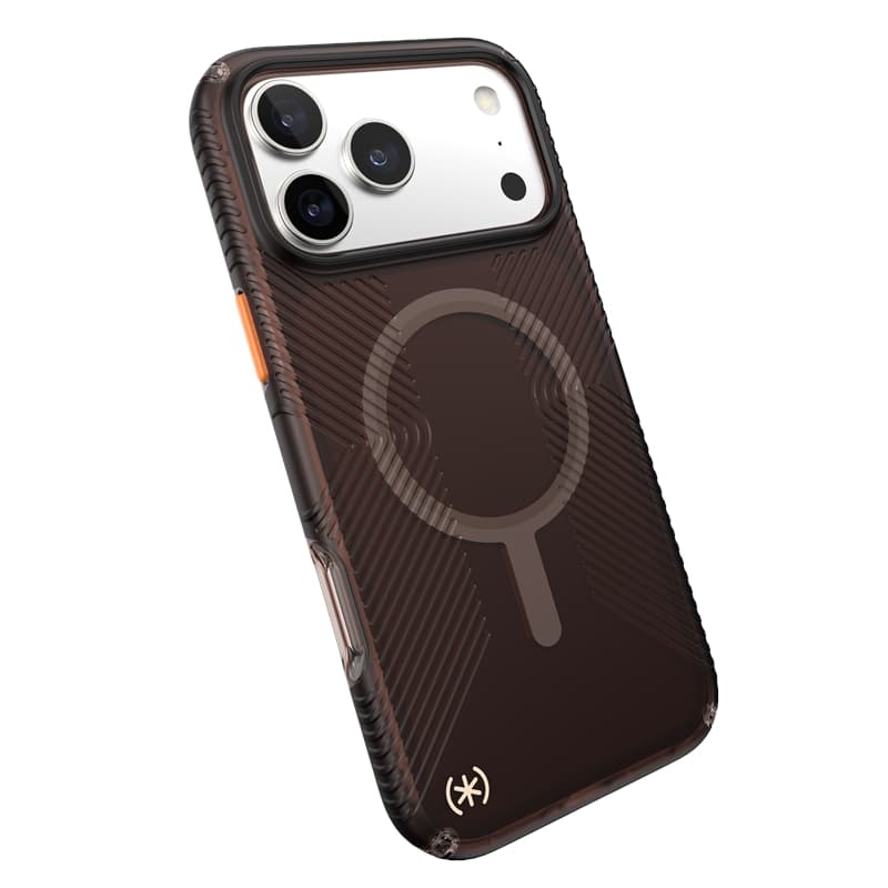 Speck Presidio Lux Grip MagSafe - iPhone 17 Pro Max Case (Luxury Shade Matte / Orange) 7