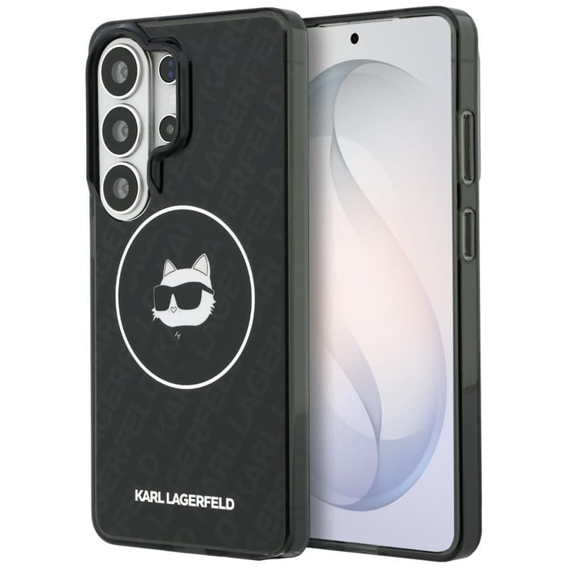 Karl Lagerfeld IML Repeated Choupette MagSafe - Samsung Galaxy S26 Ultra Case (Black)