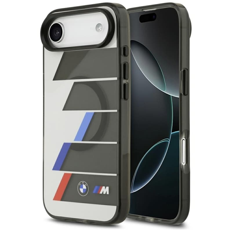 BMW M IML Metal Buttons Tricolor Lines MagSafe - Case iPhone Air (anthracite) 1