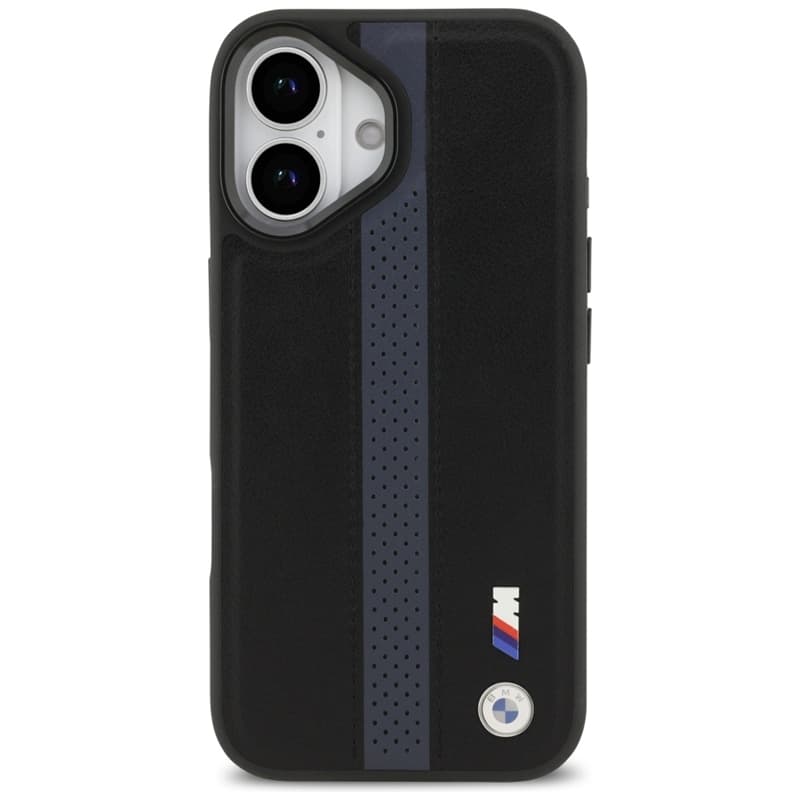 BMW M Perforated Stripe Logo MagSafe - iPhone 17 Case (Blue) 3