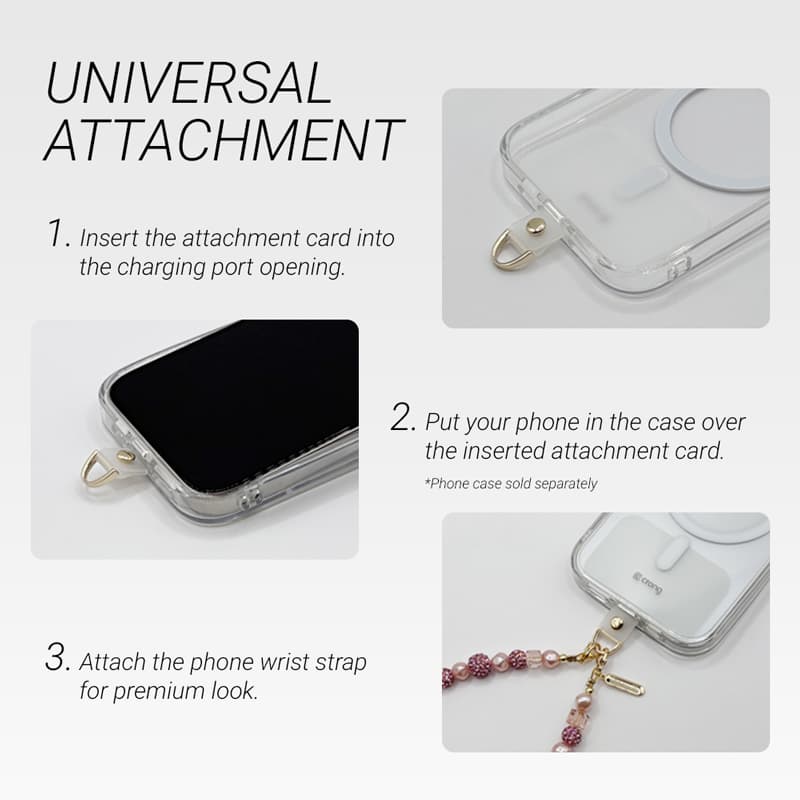 Crong Phone Crossbody - Phone Lanyard (Black Twist) 5
