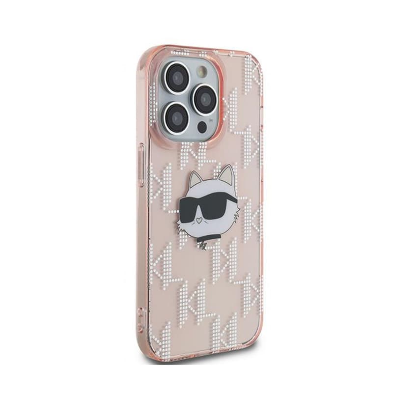 Karl Lagerfeld IML Choupette Head & Monogram - iPhone 13 Pro Case (pink) 4