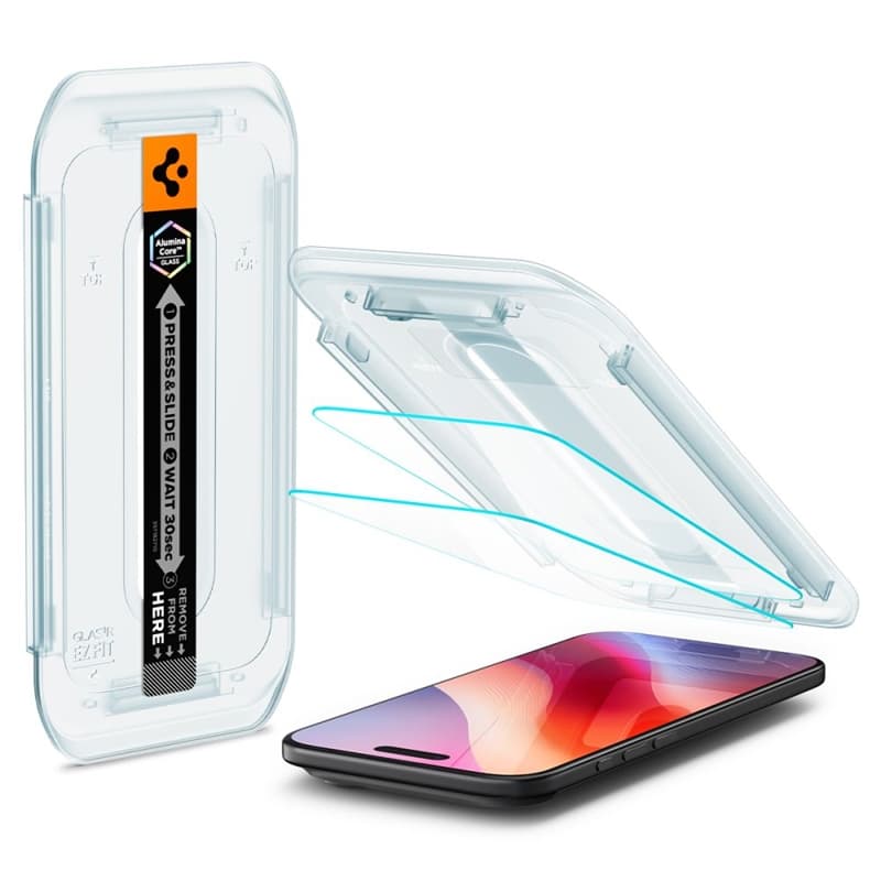 Spigen Glas.TR EZ Fit 2-Pack - Tempered Glass for iPhone Air 2