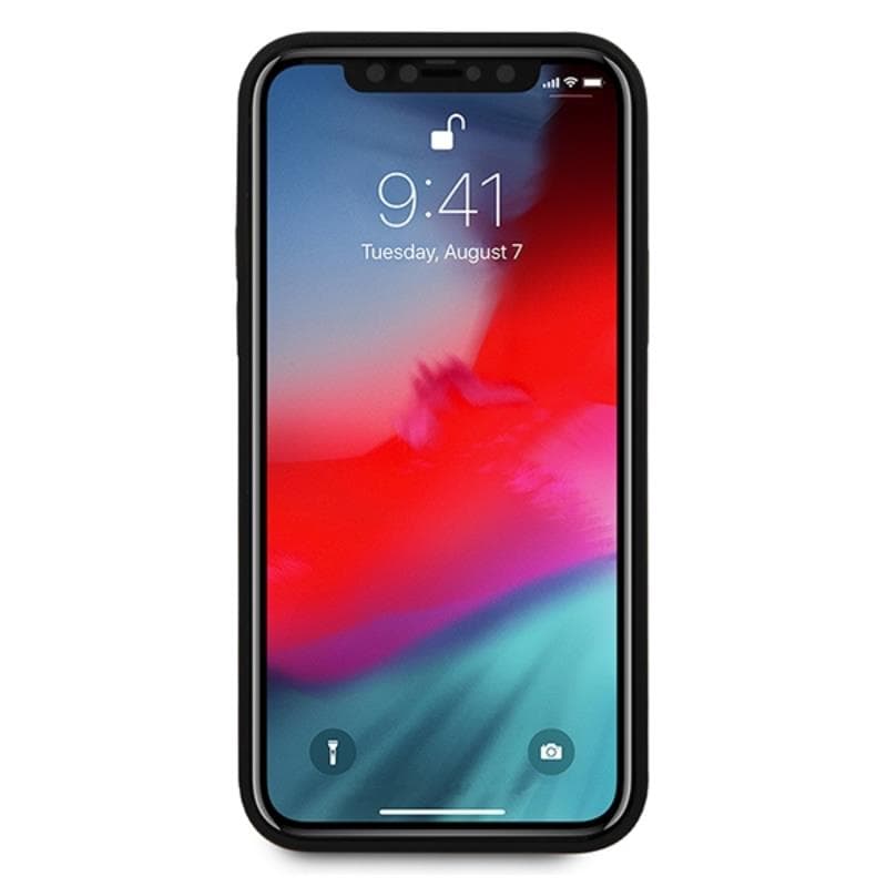 Guess Saffiano V - Case for iPhone 12 Pro Max (Red) 3