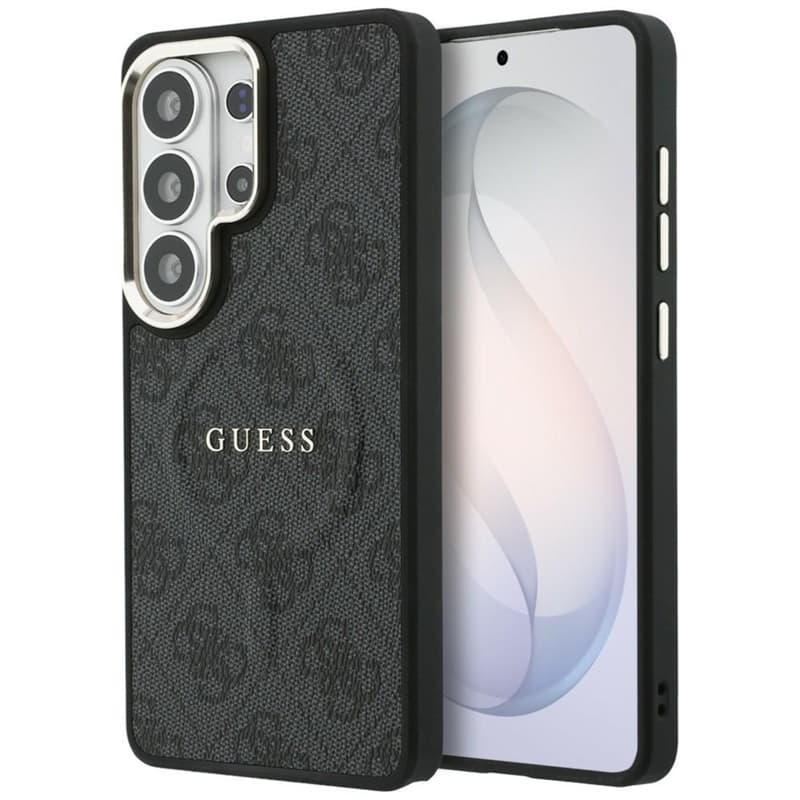 Guess 4G Embossed Ring MagSafe - Samsung Galaxy S26 Ultra Case (Black)
