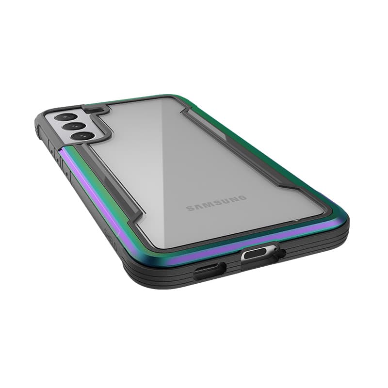 X-Doria Raptic Shield Pro - Case for Samsung Galaxy S22+ 5G (Antimicrobial Protection) (Iridescent) 4