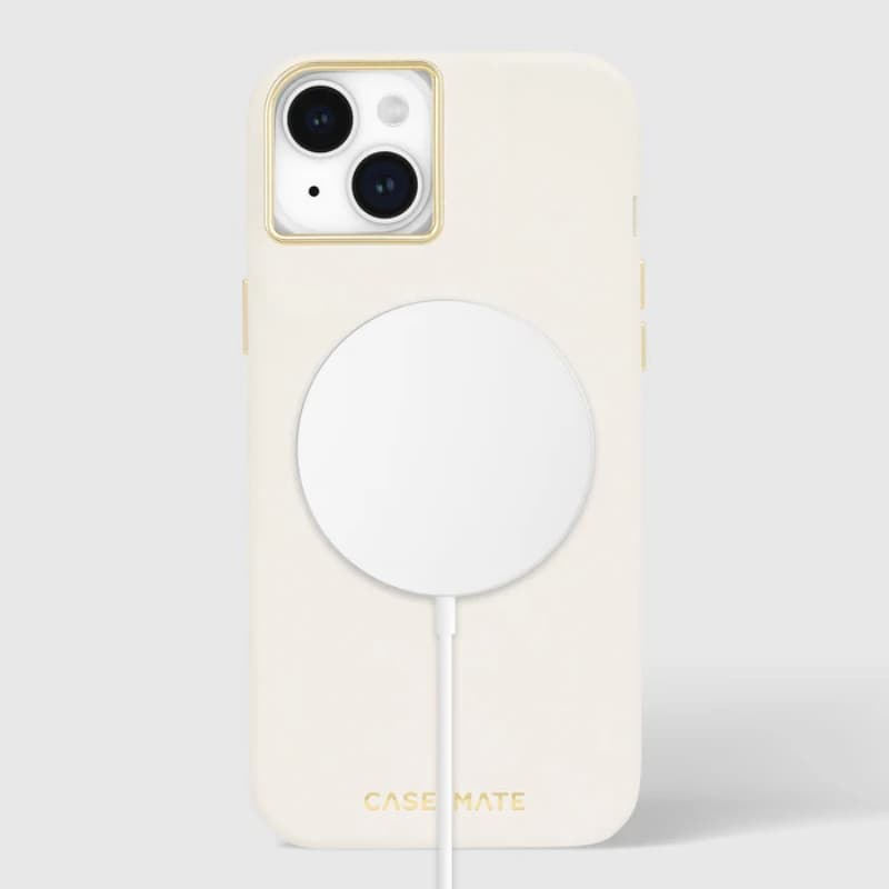Case-Mate Silicone MagSafe - Case iPhone 15 Plus (Beige) 2
