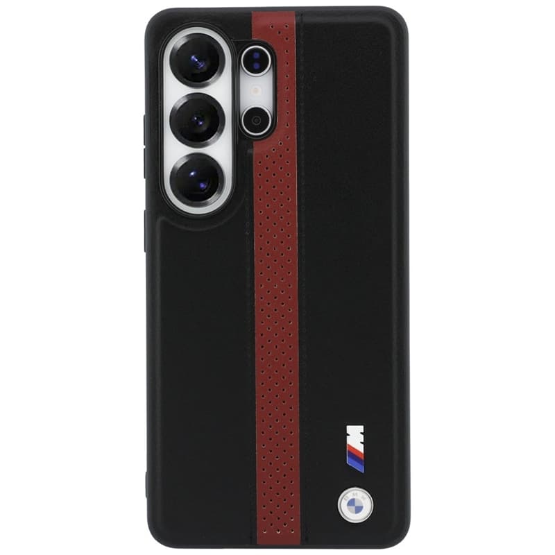 BMW M Perforated Stripe Logo MagSafe - Samsung Galaxy S26 Ultra Case (Red) 3