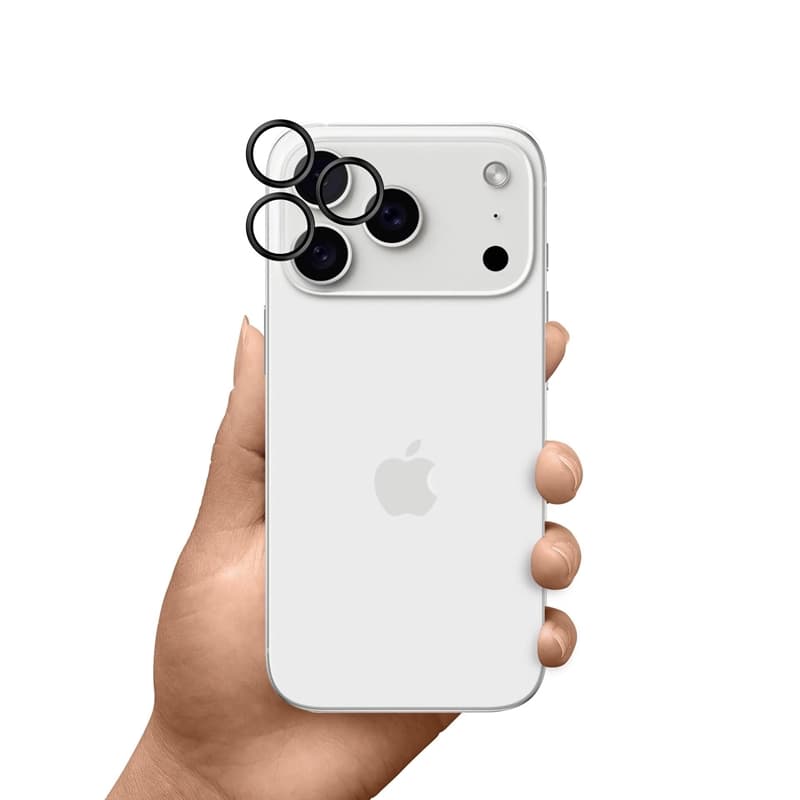 3mk HARDY Lens Protection Pro - Camera Lens Glass for iPhone 17 Pro / iPhone 17 Pro Max (Black) 6
