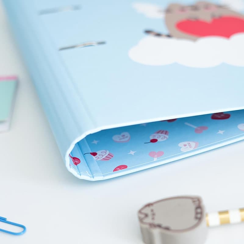 Pusheen - A4 binder from the Purrfect Love collection (2 rings, elastic band) 5