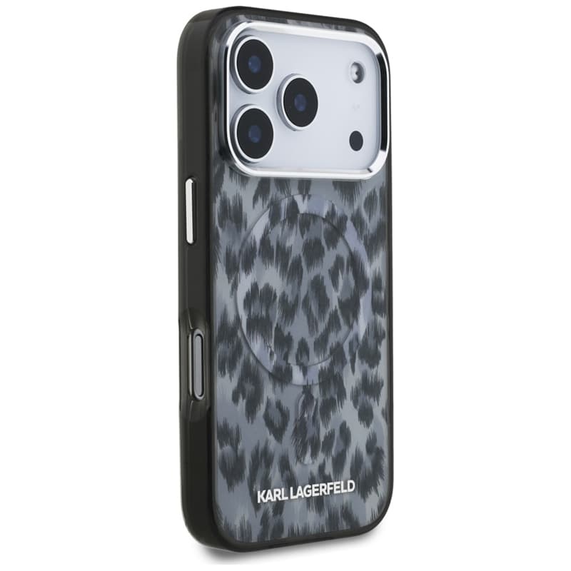Karl Lagerfeld IML Leopard Pattern MagSafe - Case for iPhone 17 Pro (black) 4
