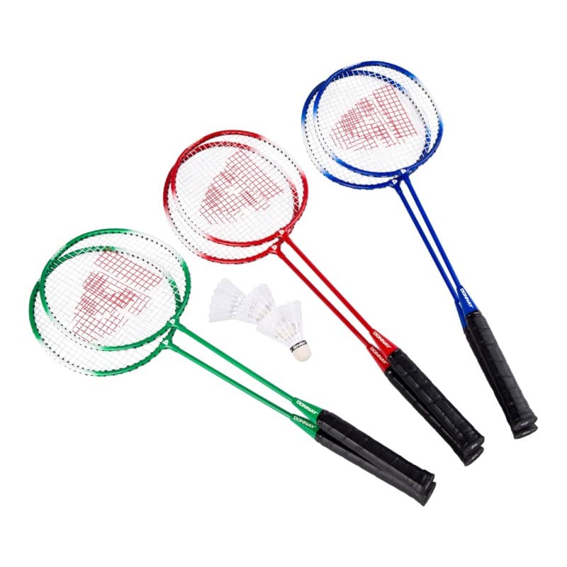 Donnay - 6-piece badminton set in a case (red) 4