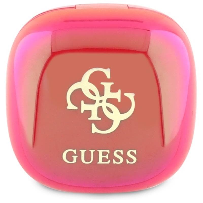 Guess 4G Printed Logo - Bluetooth TWS Headphones + Charging Case (Fuchsia) 2