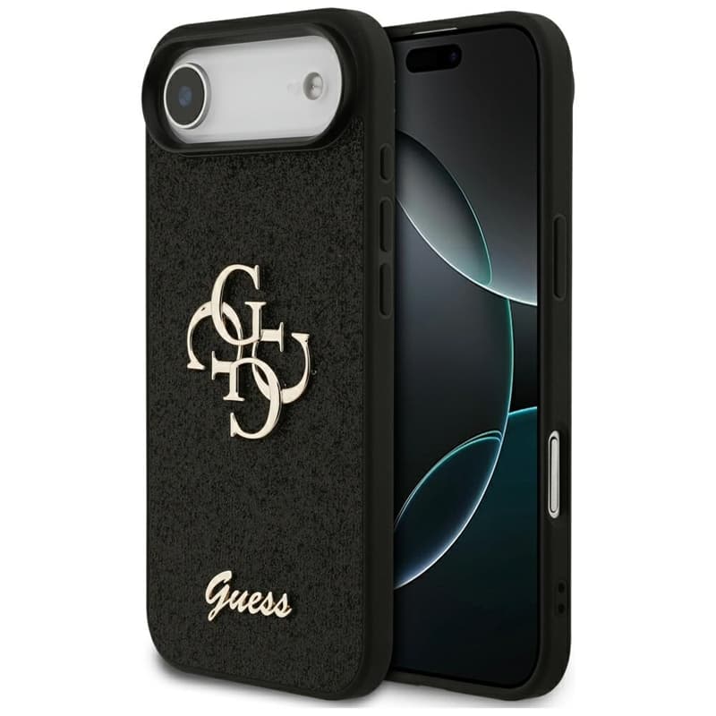 Guess Fixed Glitter Big 4G - Case iPhone Air (black)