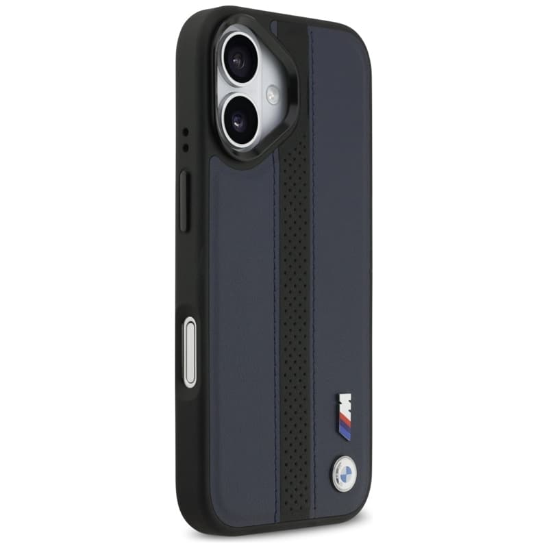 BMW M Perforated Stripe Logo MagSafe - iPhone 17 Case (Navy Blue) 4