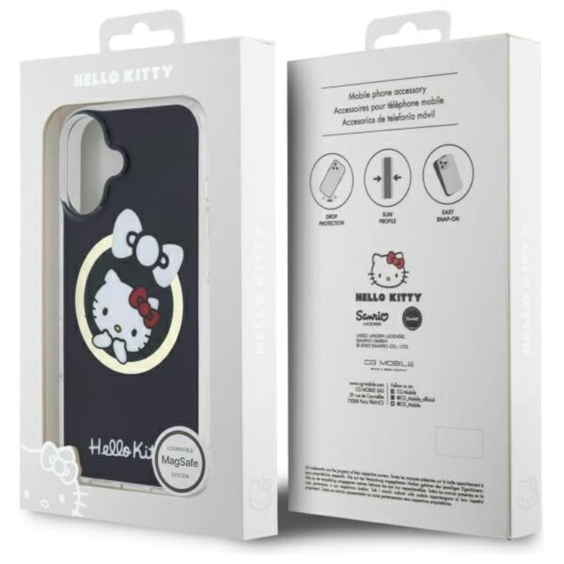 Hello Kitty IML Fun Bow MagSafe - Case for iPhone 16 (black) 8