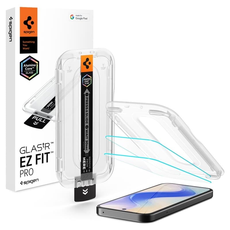Spigen GLAS.TR EZ Fit Pro AC 2-Pack - Tempered Glass for Google Pixel 10a (2 pcs) 1