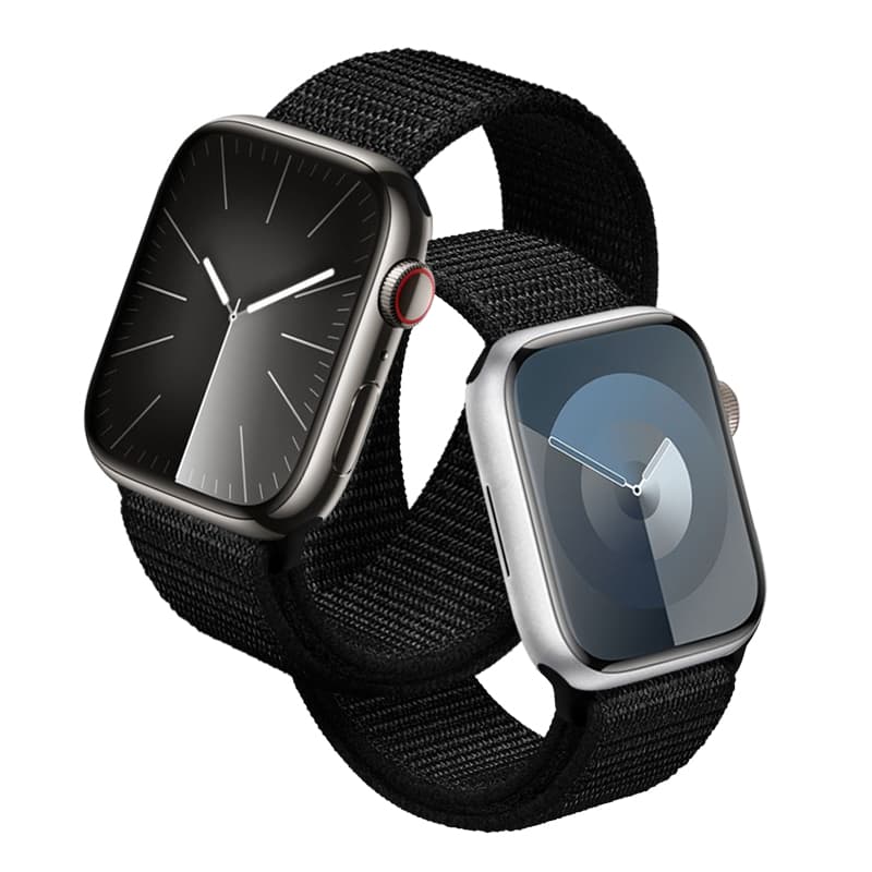 Crong Nylon Reflex - Sport Band for Apple Watch 38/40/41/42 mm (Black) 8