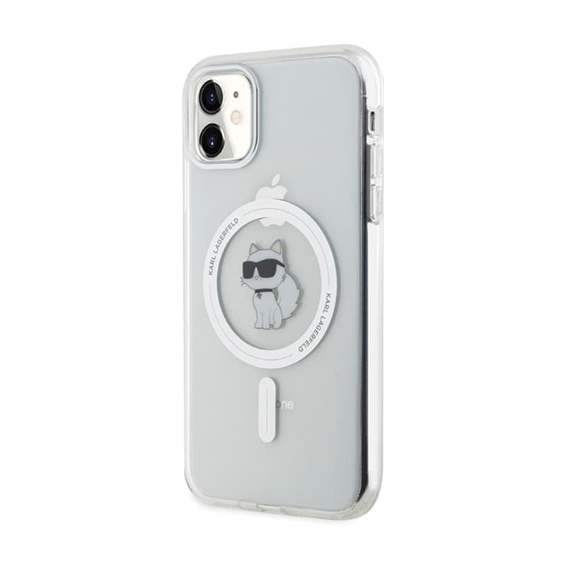 Karl Lagerfeld IML Choupette MagSafe - Case for iPhone 11 (Transparent) 2