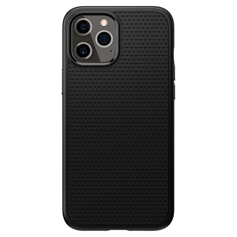 Spigen Liquid Air - Case for iPhone 12 Pro / iPhone 12 (Black) 2