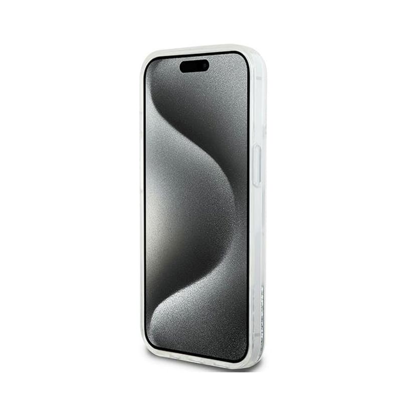 DKNY Liquid Glitter Big Logo - Case for iPhone 15 / 14 / 13 (white) 5